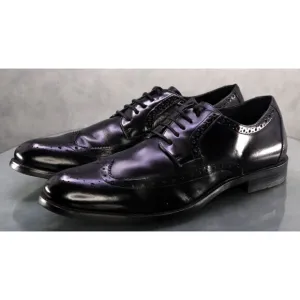 Stacy Adams Men's Wingtip Oxfords Dress Shoes Size 10.5 M Leather Black