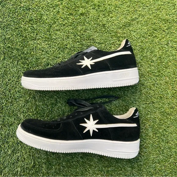 Starwalk Black Suede Sneakers