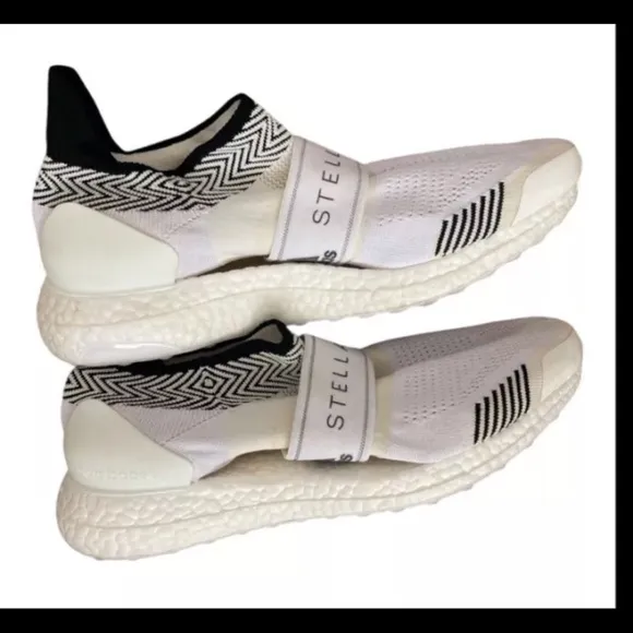 Stella McCartney X adidas Ultra Boost 3D White Sneakers Size 9.5