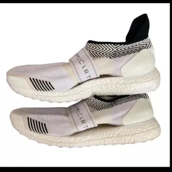 Stella McCartney X adidas Ultra Boost 3D White Sneakers Size 9.5