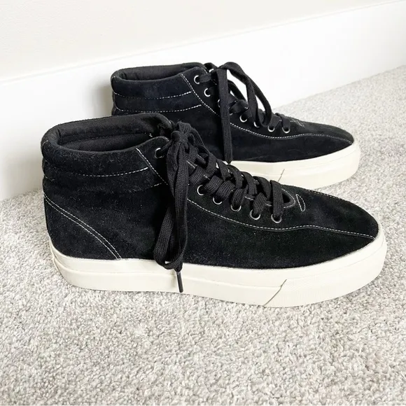 Stepney Workers Club Varden Black Suede Sneakers