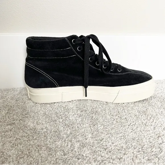 Stepney Workers Club Varden Black Suede Sneakers