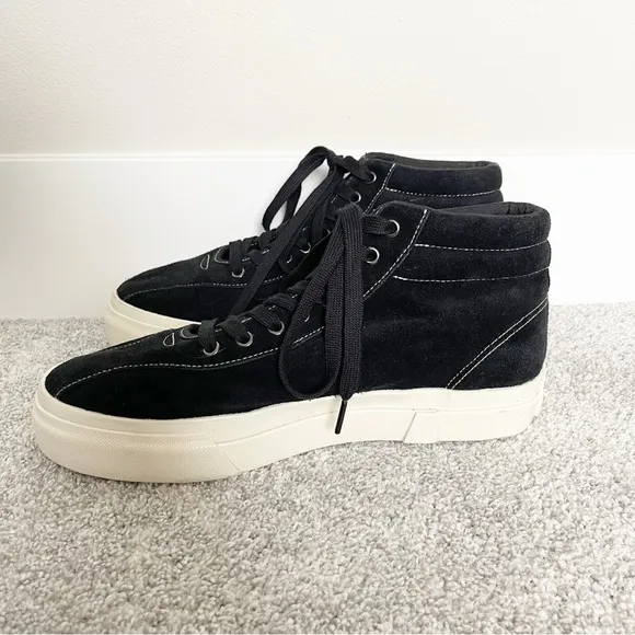Stepney Workers Club Varden Black Suede Sneakers
