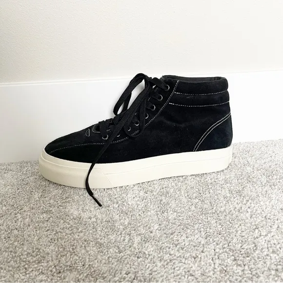 Stepney Workers Club Varden Black Suede Sneakers