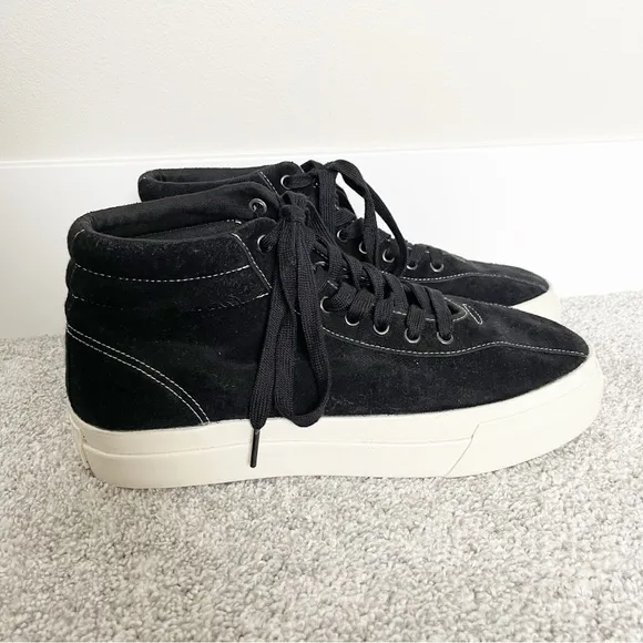 Stepney Workers Club Varden Black Suede Sneakers