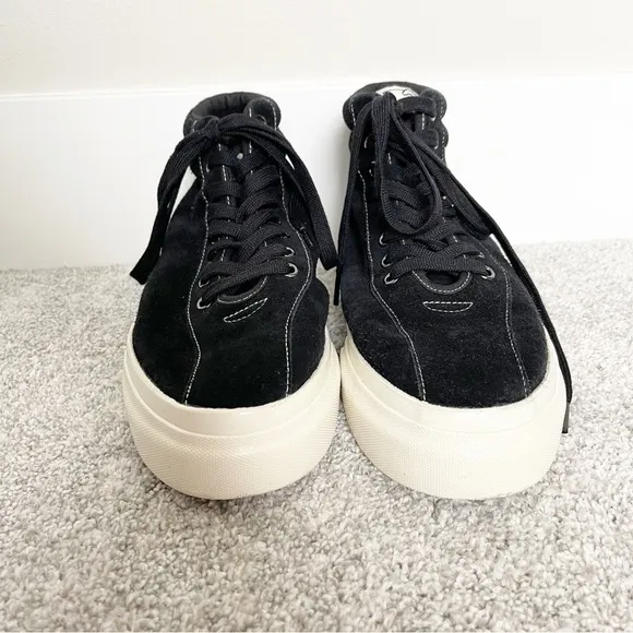 Stepney Workers Club Varden Black Suede Sneakers