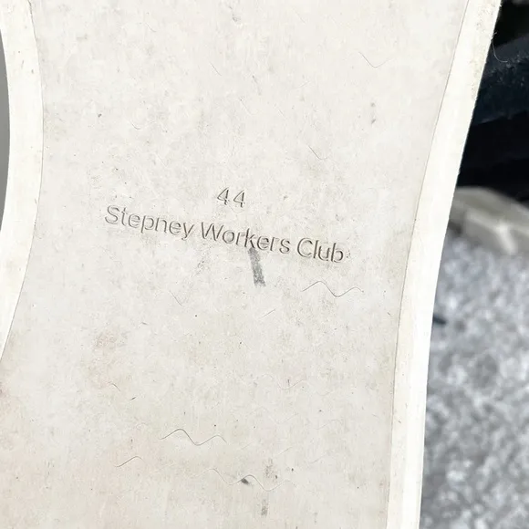 Stepney Workers Club Varden Black Suede Sneakers