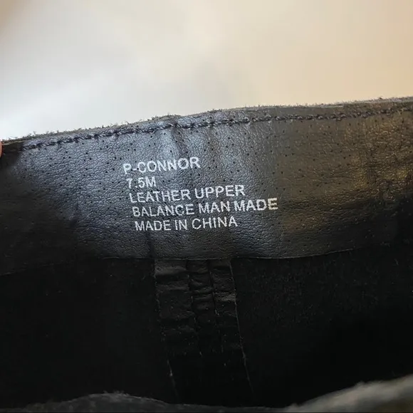 Steve Madden 3” inch black boots leather upper. Size 7.5