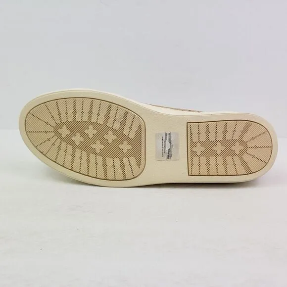 Steve Madden Branlin Mens Size 8 Navy Tan Fashion Low Sneakers Shoes