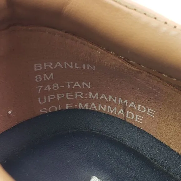 Steve Madden Branlin Mens Size 8 Navy Tan Fashion Low Sneakers Shoes