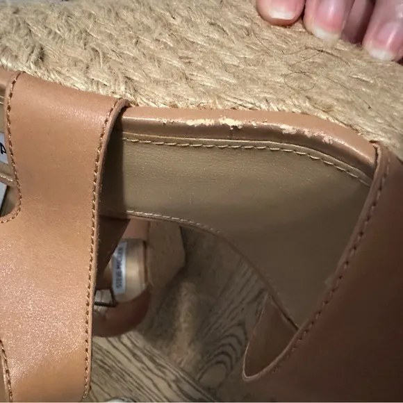 Steve Madden brown/Nude Wedges