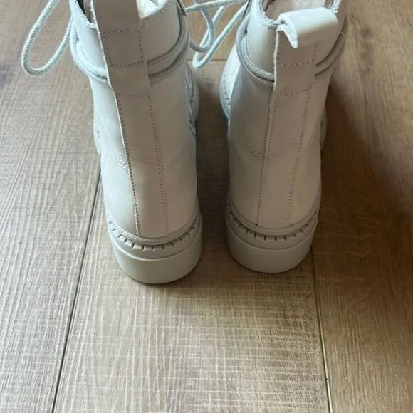 Steve Madden Clean Slate Combat Boot White US 8