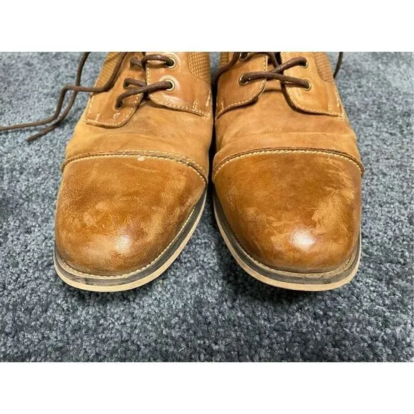 Steve Madden Mens 11 Jagwar Leather Oxford Casual Dressy Shoes