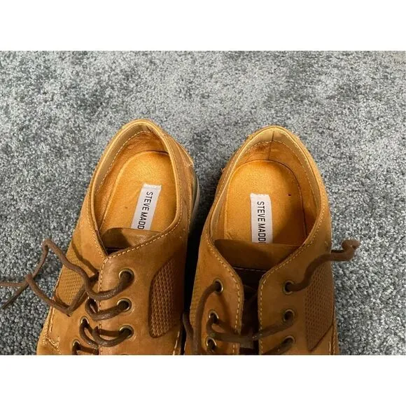Steve Madden Mens 11 Jagwar Leather Oxford Casual Dressy Shoes