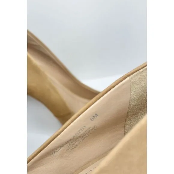 Steve Madden Shoes Womens Size 8 Tan Pointed Toe Pumps Smooth Suede Upper