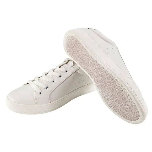 Steve Madden Sneakers Womans 11 Classic Retro Platform Fashion White Shoes