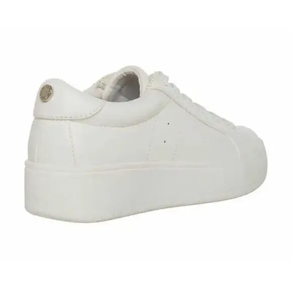 Steve Madden Sneakers Womans 11 Classic Retro Platform Fashion White Shoes