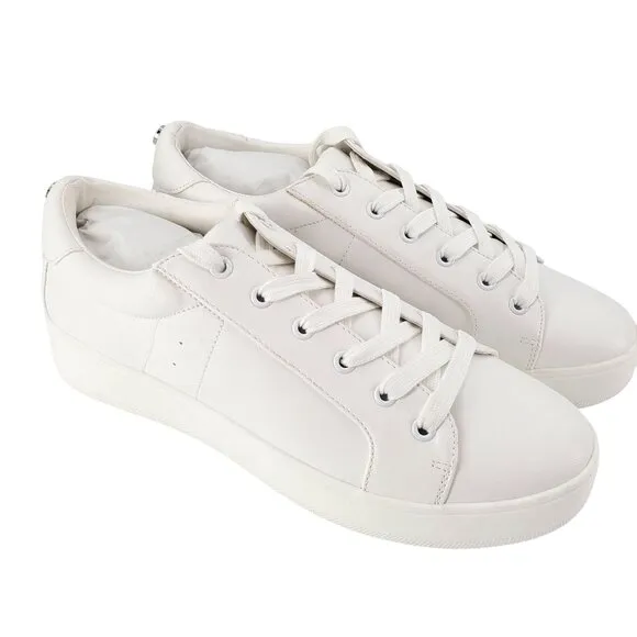 Steve Madden Sneakers Womans 11 Classic Retro Platform Fashion White Shoes