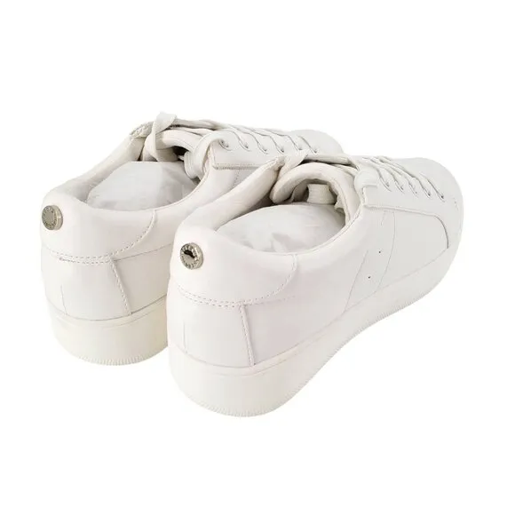 Steve Madden Sneakers Womans 11 Classic Retro Platform Fashion White Shoes