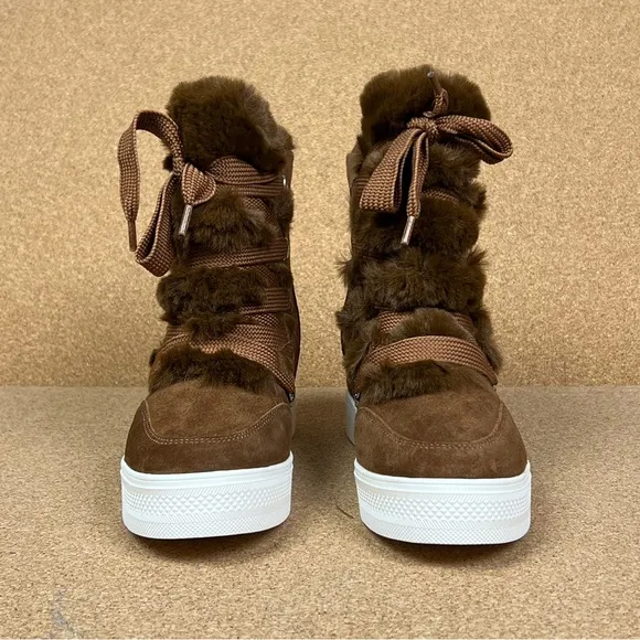 Steve Madden Wharton women's Boots color Chestnut Suede Multiple Sizes