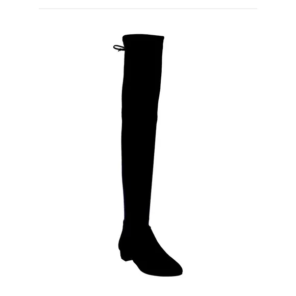 Stewart Weitzman Black Suede Over-the-Knee Women's Boots NWOT