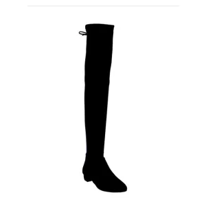 Stewart Weitzman Black Suede Over-the-Knee Women's Boots NWOT