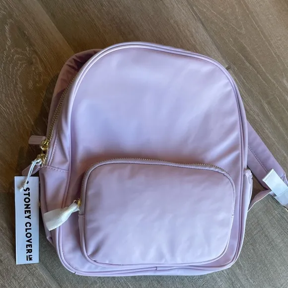 Stoney Clover Lane Classic Nylon Mini Backpack: Lilac