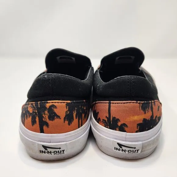 Straye Men In N Out Burger California Dreaming Slip On Sneakers Size 13 Canvas