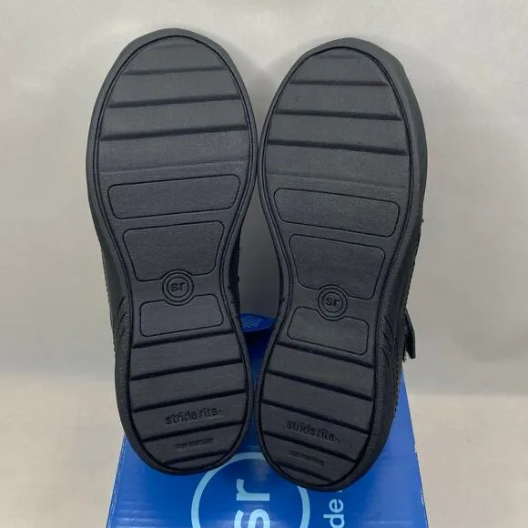 Stride Rite YG47396 Claire Black Genuine Leather Size 12.5M Girls Shoes