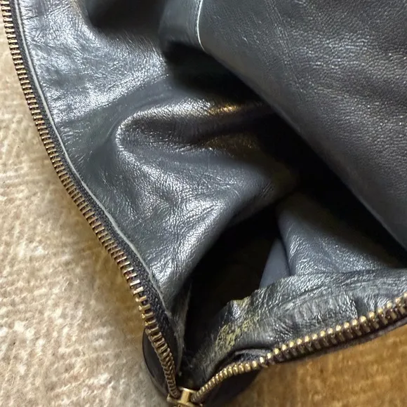 Stuart Weitzman Black Suede Knee-High Boots, Size 6.5 – Gold Back Zippers