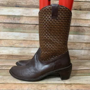 Stuart Weitzman Brown Leather Boots