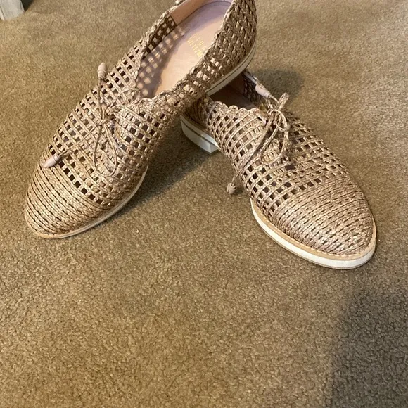 Stuart Weitzman Jazzygirl Twine Oxford Shoes - Size 9