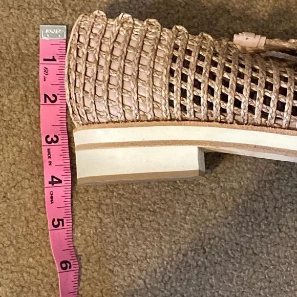 Stuart Weitzman Jazzygirl Twine Oxford Shoes - Size 9