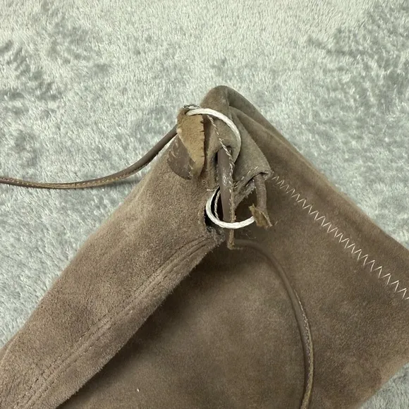 Stuart Weitzman Lowland Gray Taupe Over the Knee Suede Boots - Size 6.5
