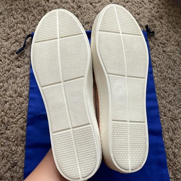 Stuart Weitzman Suede Crystal Embellishments Sneakers 9.5M