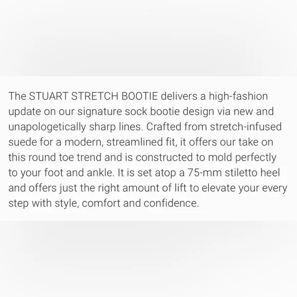 STUART WEITZMAN Women’s Lithe Black suede ankle boot with tortoise trim Size 8