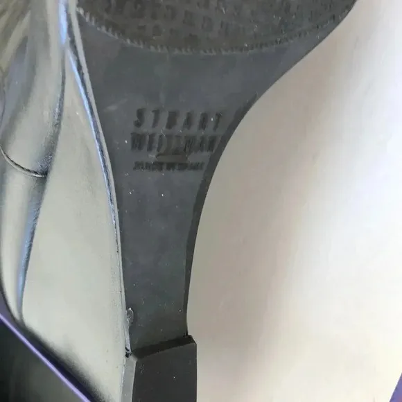Stuart Wetzman PARKWAY black soft leather boots. Size 7​