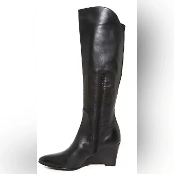 Stuart Wetzman PARKWAY black soft leather boots. Size 7​