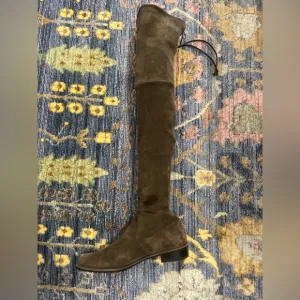 Stuart Witzeman Gray over the knee boots, great condition