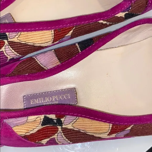 Stunning Emilio Pucci driving shoes
