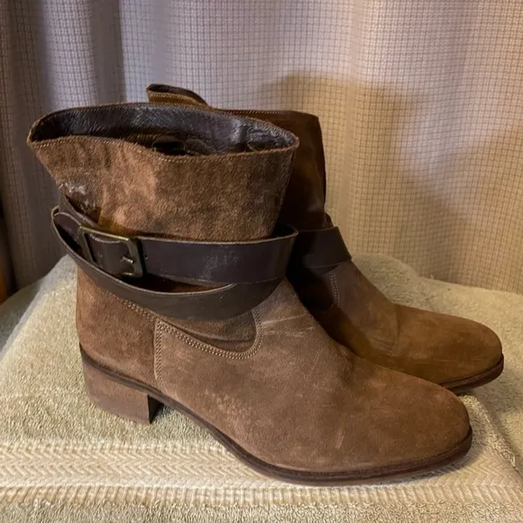 Suede Boots. Mid calf length. Super soft suede.