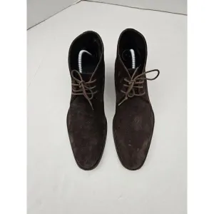 Suit Supply Chukka Suede Brown Men's EU 41 narrow width boots