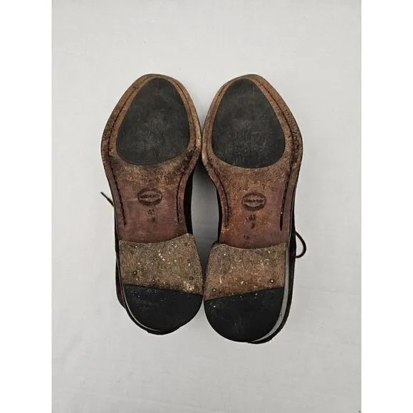Suit Supply Chukka Suede Brown Men's EU 41 narrow width boots