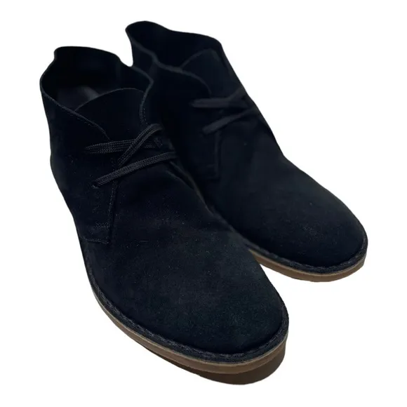 Supply Lab Men’s Black Soft Suede Chukka Boots