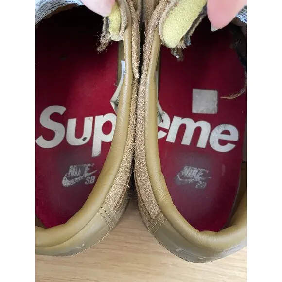 Supreme x Nike SB Blazer Low GT Size 8.5 Sneakers
