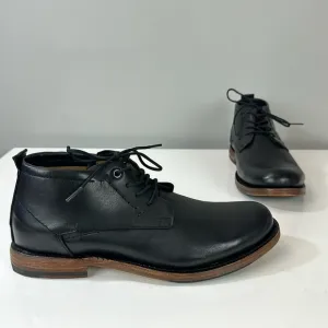 Sutro of San Francisco Black Leather Lace Up a boots Size 9D