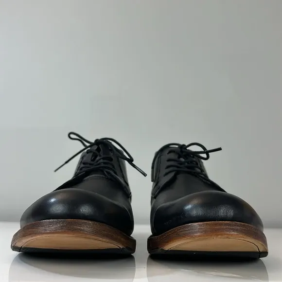 Sutro of San Francisco Black Leather Lace Up a boots Size 9D