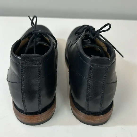 Sutro of San Francisco Black Leather Lace Up a boots Size 9D