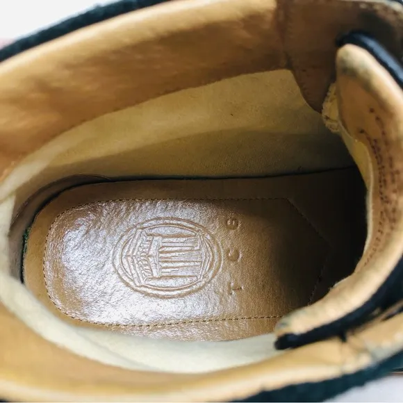 T C G Porter Leather High Top Sneakers