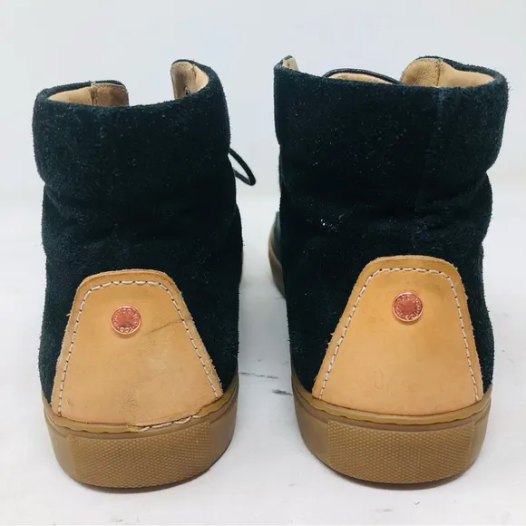 T C G Porter Leather High Top Sneakers